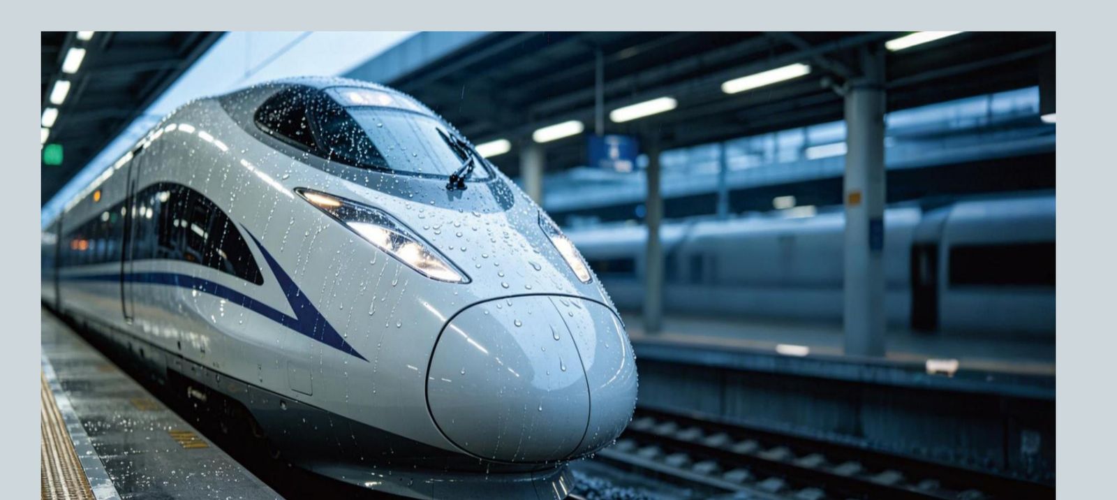 Rail transit hydrophobic easy-clean coating